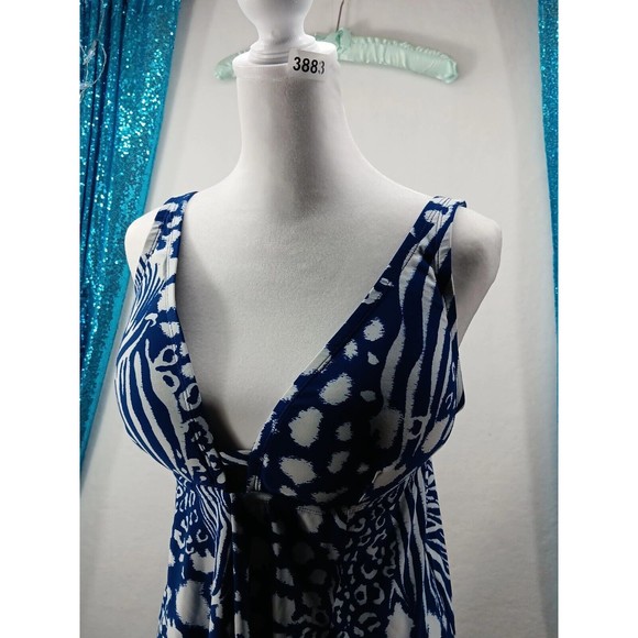 NWOT Beyond Control Swimwear Women's Tankini Deep Plunge Molded Cups Size 12 - Picture 9 of 11